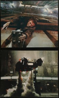5b0023 BLADE RUNNER 4 color 16x20 stills 1982 Ridley Scott sci-fi classic, Harrison Ford!