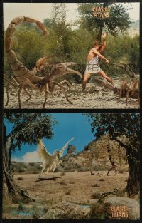 5b0024 CLASH OF THE TITANS group of 6 color 17.75x23 stills 1981 w/Harryhausen special effects!