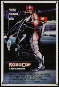 5b1089 ROBOCOP 1sh 1987 Verhoeven classic, Peter Weller is part man, part machine, all cop!