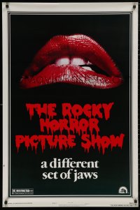 5b1092 ROCKY HORROR PICTURE SHOW 1sh R1980s classic lips, a different set of jaws!