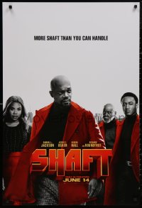 5b1099 SHAFT teaser DS 1sh 2019 Samuel L. Jackson in the title role, he's more than you can handle!