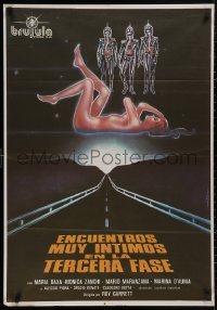 5b0709 COMING OF ALIENS Spanish 1978 sexy Mistiano art, very close encounters of the fourth type