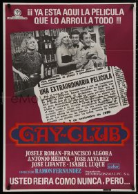 5b0720 GAY CLUB Spanish 1981 Roman, Algora, Medina, Alvarez, Lifante and Luque, different!