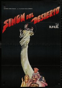 5b0778 SIMON DEL DESIERTO Spanish 1978 Luis Bunuel's Simon Del Desierto, Sylvia Pinal, different!
