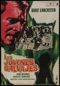 5b0798 YOUNG SAVAGES Spanish 1964 Burt Lancaster, Dina Merrill, directed by John Frankenheimer