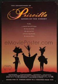 5b0229 ADVENTURES OF PRISCILLA QUEEN OF THE DESERT 2-sided 17x25 special poster 1994 Stamp!