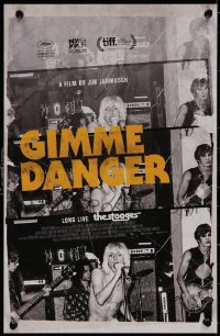 5b0067 GIMME DANGER mini poster 2016 Iggy Pop, Asheton, Asheton, Williamson, cool color title!