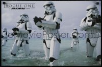 5b0282 ROGUE ONE 16x23 Italian pbustas 2016 Star Wars, stormtroopers wading through water!