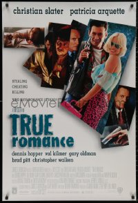5b1168 TRUE ROMANCE DS 1sh 1993 Christian Slater, Patricia Arquette, by Quentin Tarantino!