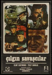 5b0401 KELLY'S HEROES Turkish 1972 Clint Eastwood, Telly Savalas, Rickles, Sutherland, different!