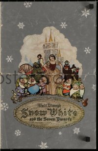 5b0010 SNOW WHITE & THE SEVEN DWARFS English trade ad 1938 Disney classic, Tenggren art, rare!