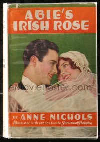 5c0113 ABIE'S IRISH ROSE hardcover book 1929 w/ images from the Buddy Rogers & Nancy Carroll movie!