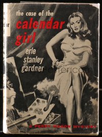5c0082 CASE OF THE CALENDAR GIRL hardcover book 1958 Perry Mason mystery by Erle Stanley Gradner!