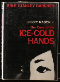 5c0085 CASE OF THE ICE COLD HANDS hardcover book 1962 Perry Mason mystery by Erle Stanley Gradner!