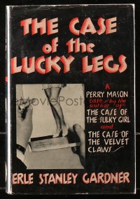 5c0133 CASE OF THE LUCKY LEGS hardcover book 1934 a Perry Mason case by Erle Stanley Gardner!