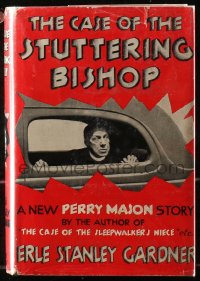 5c0134 CASE OF THE STUTTERING BISHOP hardcover book 1936 Erle Stanley Gardner's Perry Mason novel!