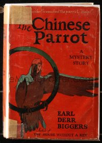 5c0140 CHINESE PARROT hardcover book 1926 Earl Derr Biggers' Charlie Chan novel the became a movie!