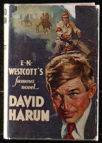 5c0150 DAVID HARUM hardcover book 1934 Edward Noyes Westcott novel w/scenes from Will Rogers movie!