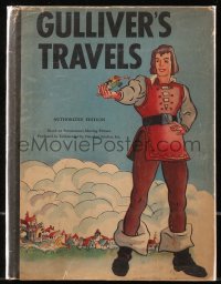 5c0164 GULLIVER'S TRAVELS hardcover book 1939 Jonathan Swift's story is a Dave Fleischer cartoon!