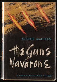 5c0165 GUNS OF NAVARONE 1st edition hardcover book 1957 Alistair MacLean's novel that became a movie!