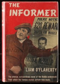 5c0173 INFORMER hardcover book 1935 Liam O'Flaherty's novel that became a John Ford movie!