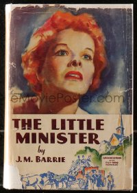 5c0181 LITTLE MINISTER hardcover book 1934 J.M. Barrie novel w/scenes from Katharine Hepburn movie!