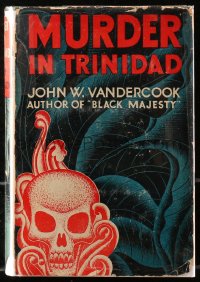 5c0192 MURDER IN TRINIDAD hardcover book 1933 John W. Vandercook's novel about League of Nations!
