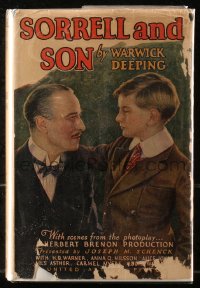 5c0217 SORRELL & SON hardcover book 1927 Warwick Deeping's novel with scenes from the movie!