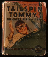 5c0026 TAILSPIN TOMMY IN THE GREAT AIR MYSTERY Big Little Book hardcover book 1935 Universal serial!