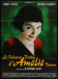 5c1023 AMELIE French 1p 2001 Jean-Pierre Jeunet, great photo of Audrey Tautou by Laurent Lufroy!