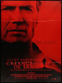 5c1061 BLOOD WORK French 1p 2002 super close image of star and director Clint Eastwood!