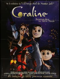 5c1108 CORALINE French 1p 2009 cool 3-D stop-motion animated feature, be careful what you wish for!
