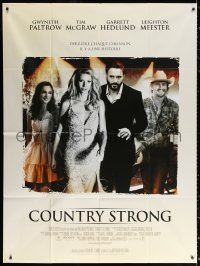 5c1112 COUNTRY STRONG French 1p 2011 Gwyneth Paltrow, Tim McGraw, Garrett Hedlund, country music!