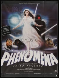 5c1115 CREEPERS French 1p 1985 Dario Argento's Phenomena, different Landi art of Jennifer Connelly!