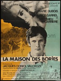 5c1228 HOUSE OF THE BORIES French 1p 1970 Marie Dubois, Maurice Garrel, Le Maison des Bories, rare!