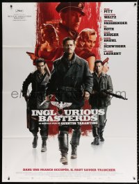 5c1241 INGLOURIOUS BASTERDS French 1p 2009 directed by Quentin Tarantino, Nazi-killer Brad Pitt!