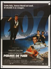 5c1281 LICENCE TO KILL French 1p 1989 Timothy Dalton as James Bond 007, he's out for revenge!