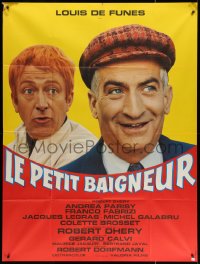 5c1285 LITTLE BATHER French 1p 1968 great close up of Louis de Funes & Robert Dhery!