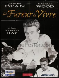5c1378 REBEL WITHOUT A CAUSE French 1p R1990s Nicholas Ray, great different images of James Dean!