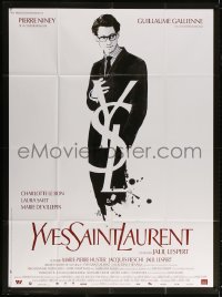 5c1479 YVES SAINT LAURENT French 1p 2014 cool image of Pierre Niney in the title role!