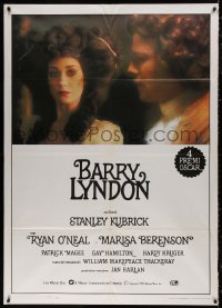 5c0850 BARRY LYNDON Italian 1p R1983 Stanley Kubrick, different image of O'Neal & Berenson, rare!