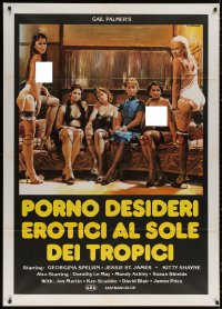 5c0851 BEST OF GAIL PALMER Italian 1p 1981 Ezio Tarantelli art of six sexy near-naked women!