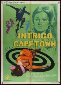 5c0861 CAPE TOWN AFFAIR Italian 1p 1969 Jacqueline Bisset, different art of girl laying on target!