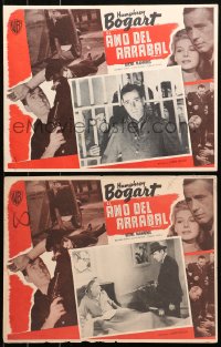 5c0476 BIG SHOT 3 Mexican LCs R1950s Humphrey Bogart, sexy Irene Manning, crime film noir!