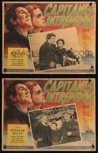 5c0484 CAPTAINS COURAGEOUS 2 Mexican LCs 1937 Spencer Tracy, Freddie Bartholomew, Lionel Barrymore