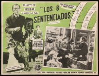 5c0512 KIND HEARTS & CORONETS Mexican LC 1949 Alec Guinness pointing cane at Dennis Price in shop!
