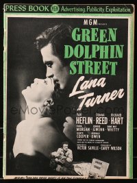 5c0393 GREEN DOLPHIN STREET pressbook 1947 Lana Turner, Donna Reed, written by Samson Raphaelson!