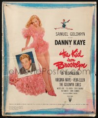 5c0406 KID FROM BROOKLYN pressbook 1946 art of Danny Kaye, sexy Virginia Mayo & Vera-Ellen!