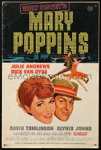 5c0416 MARY POPPINS pre-Awards pressbook 1964 Julie Andrews & Dick Van Dyke in Disney musical classic!