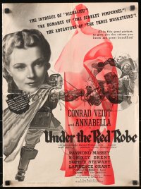 5c0451 UNDER THE RED ROBE pressbook 1937 Conrad Veidt, Annabella, Victor Sjostrom, ultra rare!